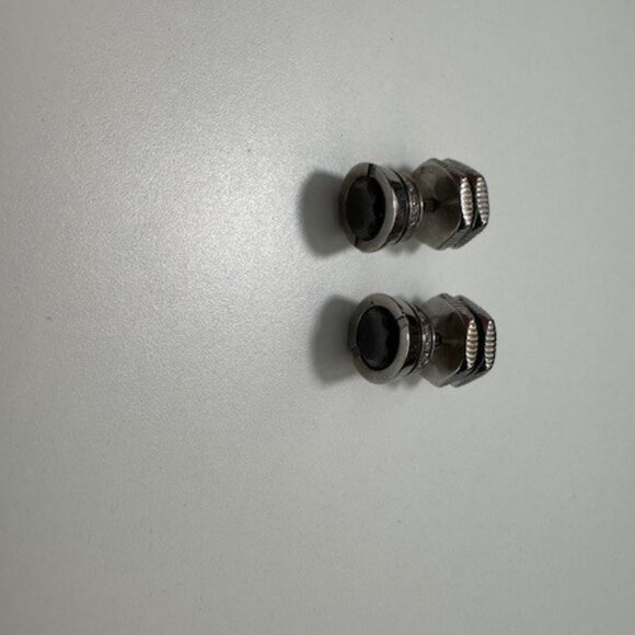 Men’s Earring Set – Studs + Hoops – Stainless / CZ – Bundle Deal - Picture 3 of 5